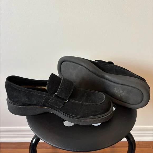 Newport News Black Suede Women's Loafers - Picture 3 of 4